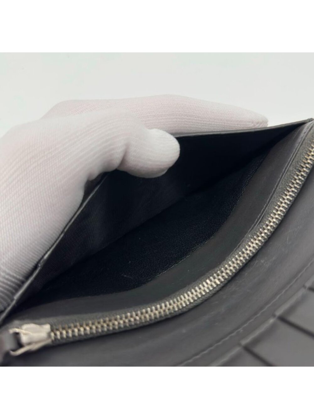 Saint Laurent Croco Bifold Wallet Leather Brown - Picture 12 of 15